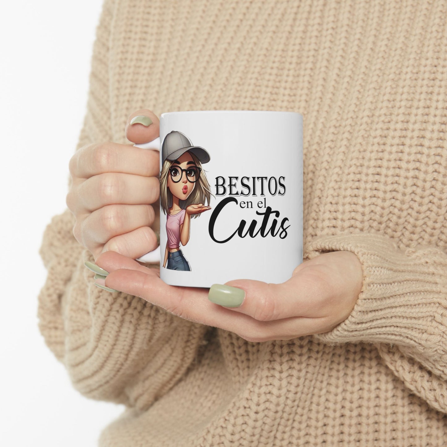 Cute Character Ceramic Mug - Perfect for Coffee Lovers
