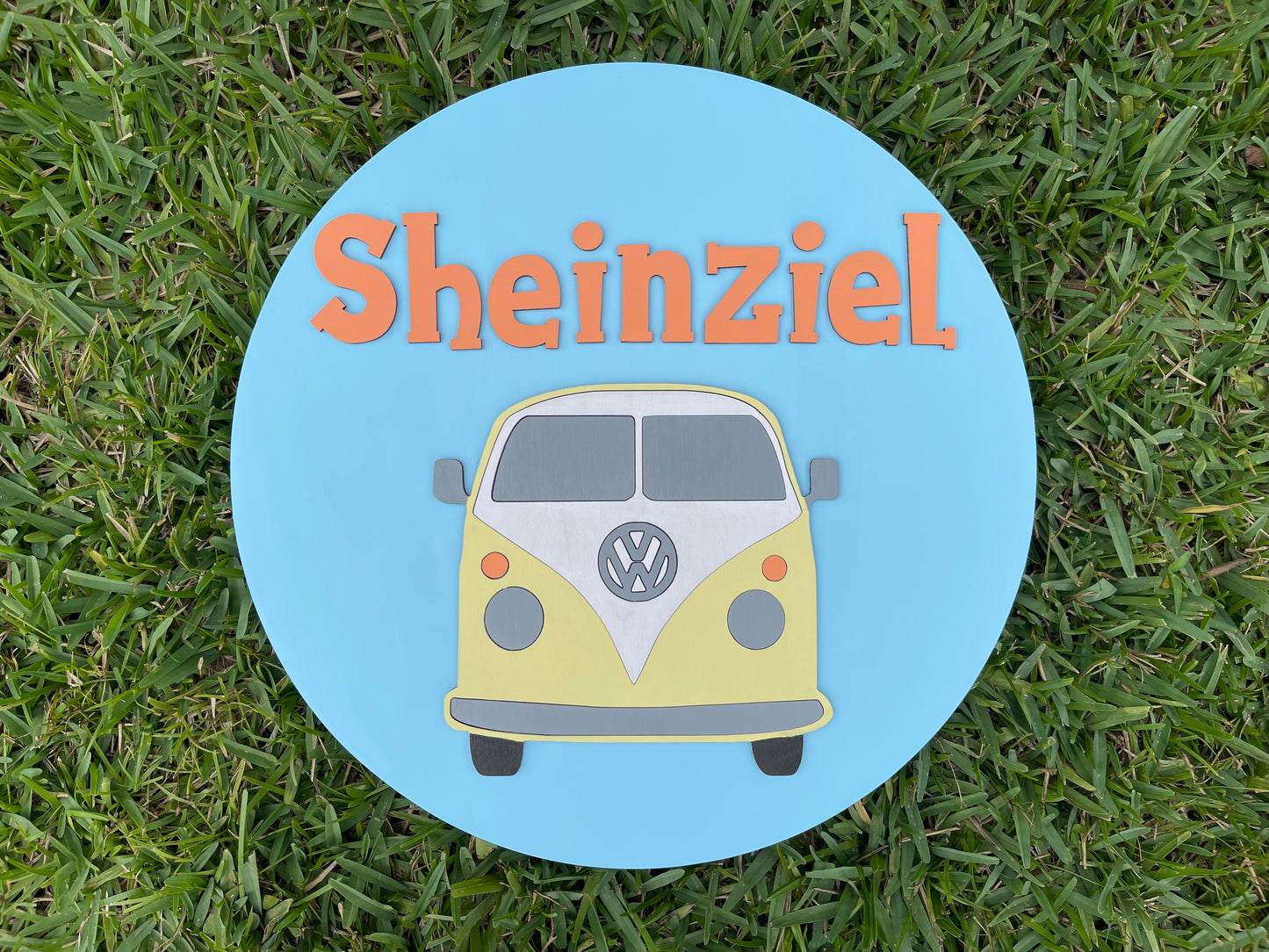 Retro Van Nursery Sign