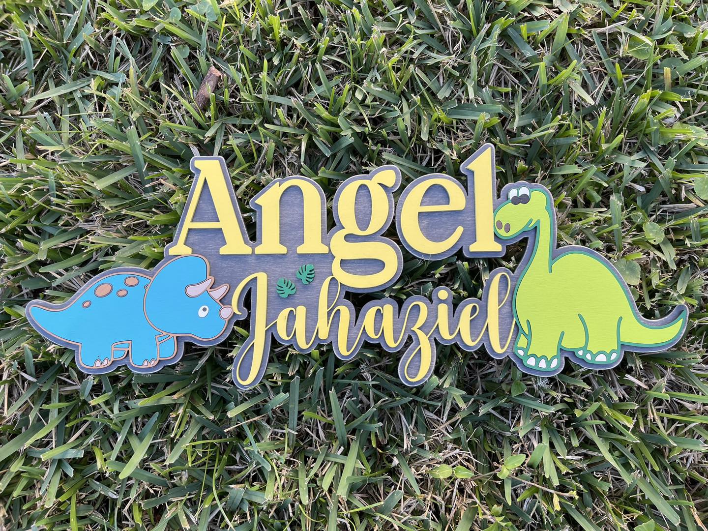 Dinosaur Nursery Sign Wood