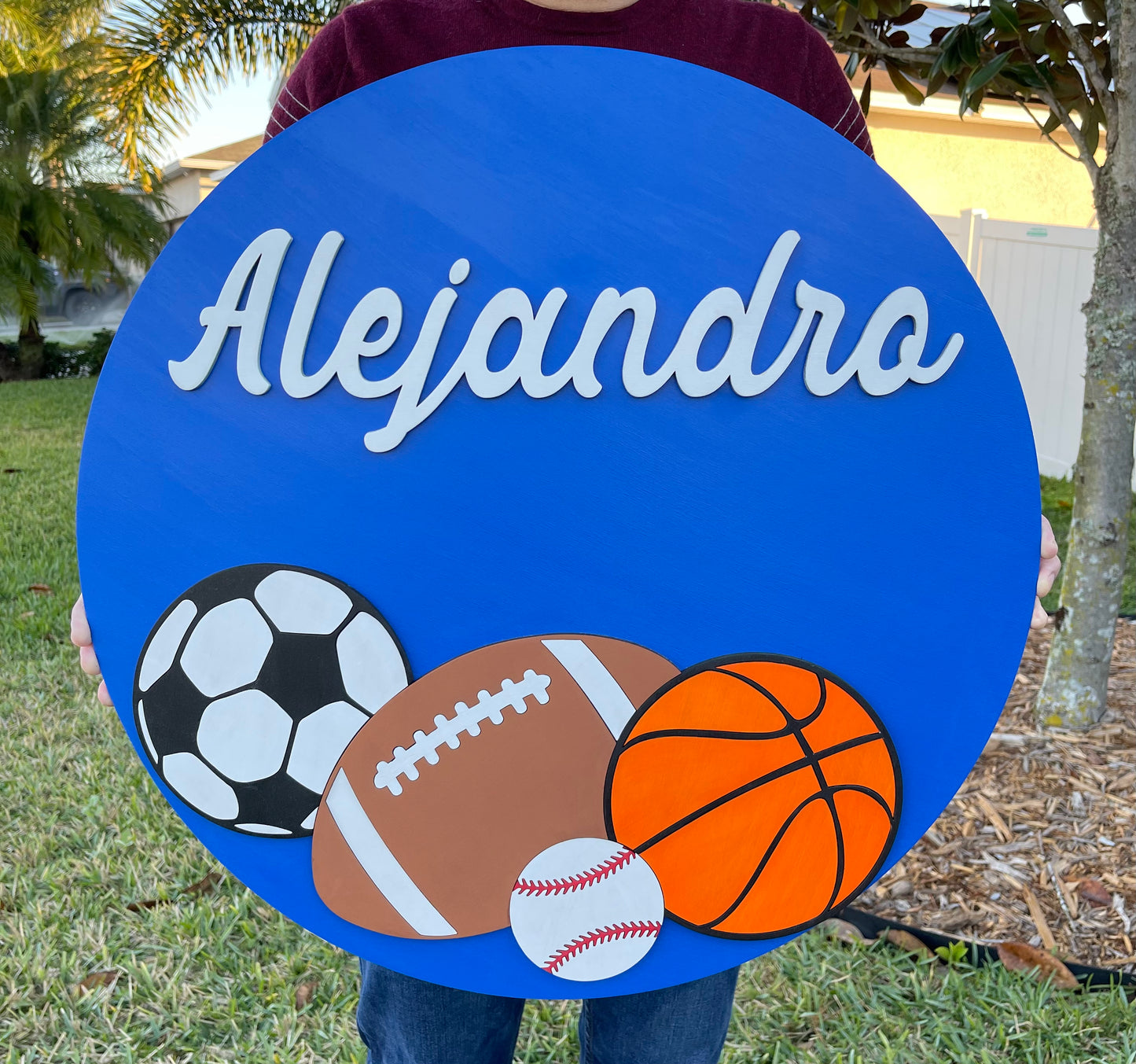 Sports Nursery/Bedroom Sign