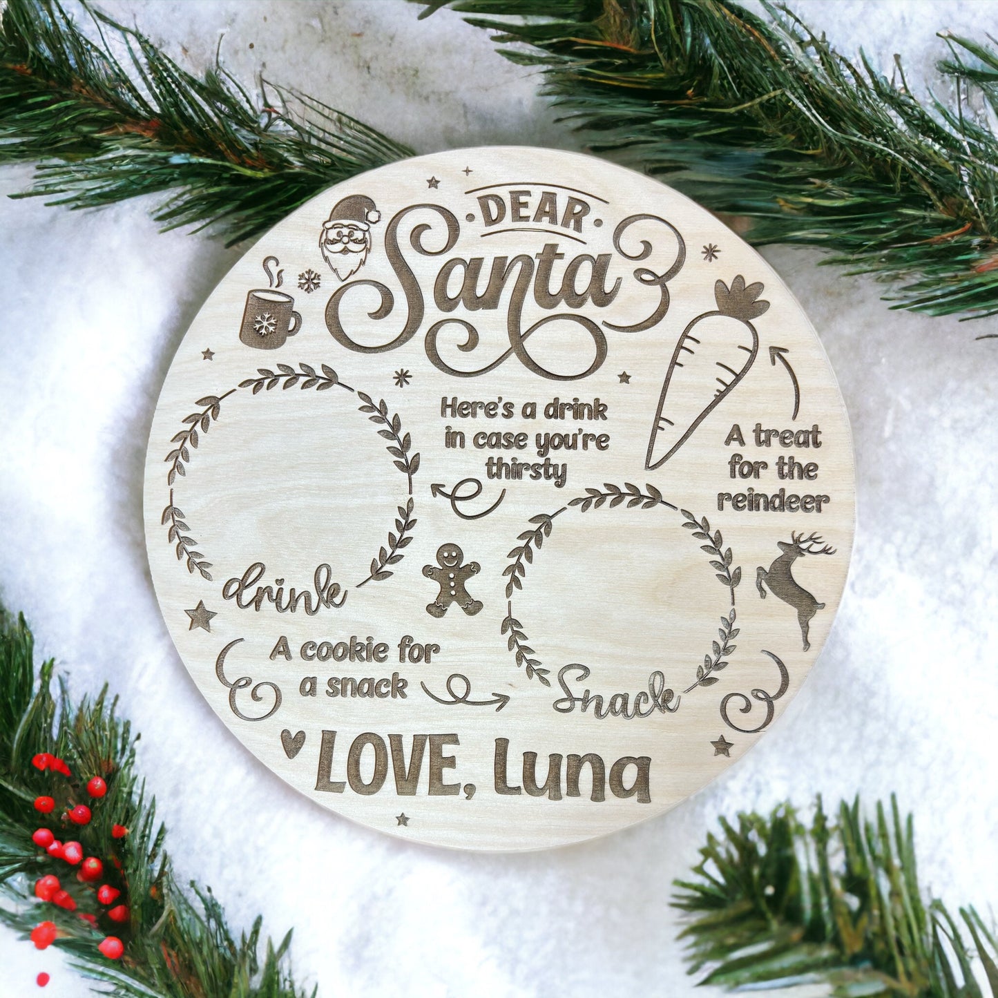 Santa's Snacks Tray