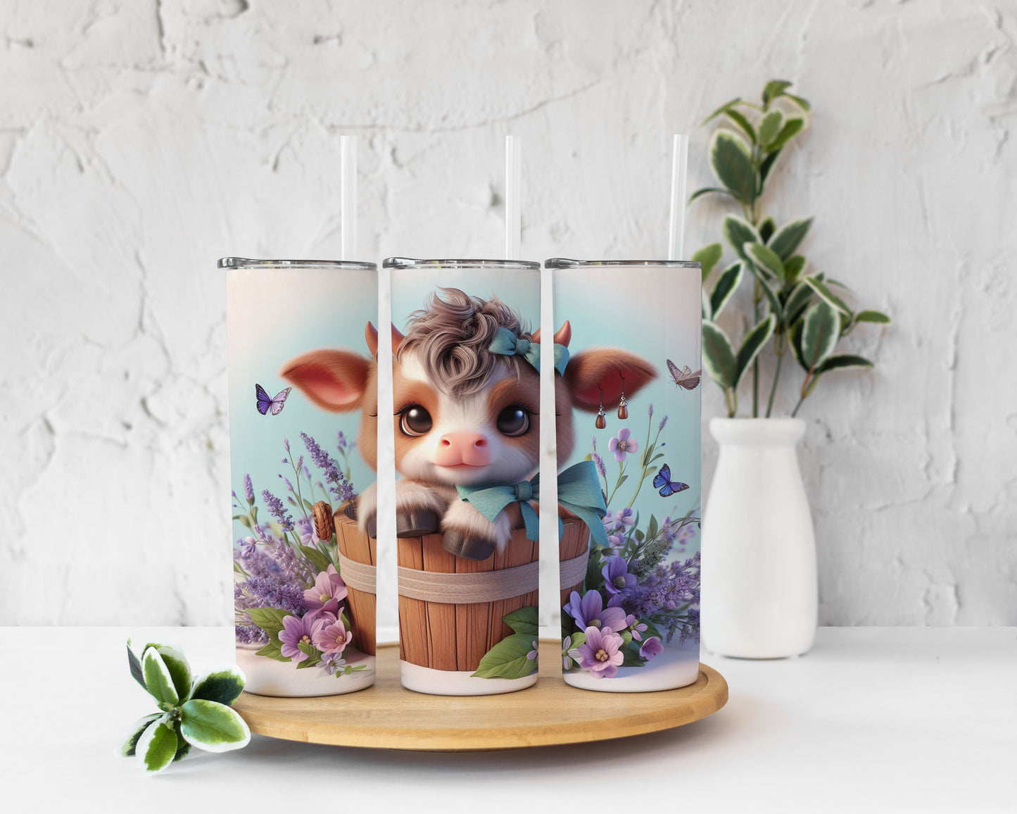 Cute Calf Tumbler Cup 20oz